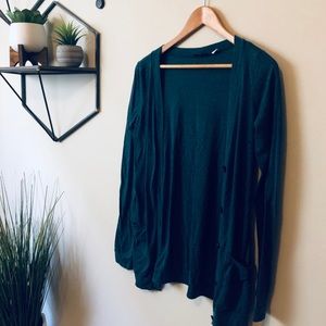 Teal Knit Cardigan